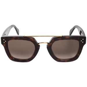 CELINE Women's Brow Bar Square Sunglasses, 47mm